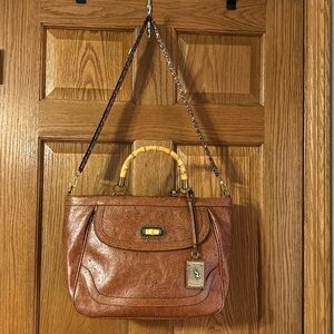 KORET Faux Leather Bag, brown